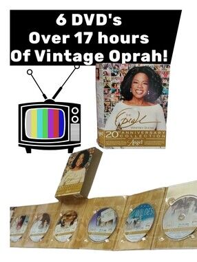 vintage Oprah Winfrey Show 20th Anniversary Collection dvd Rewatch over 17 hours